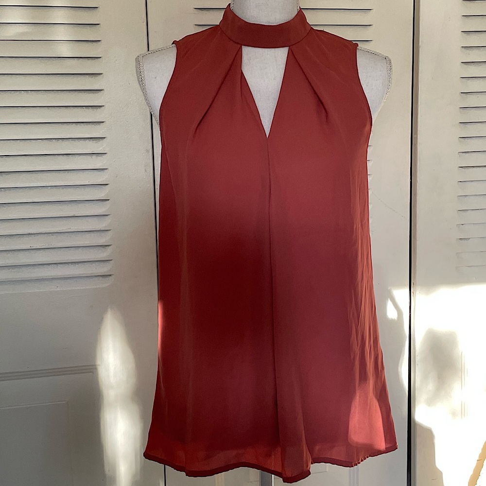 Love Fire Burnt Orange Top Size Small